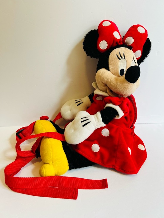 Disney Handbags - Disney Parks Minnie Mouse Plush Hugging Backpack Buddy